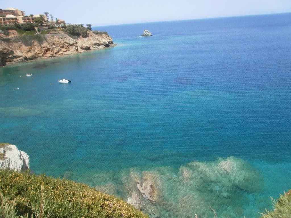 Beach view from the hotel