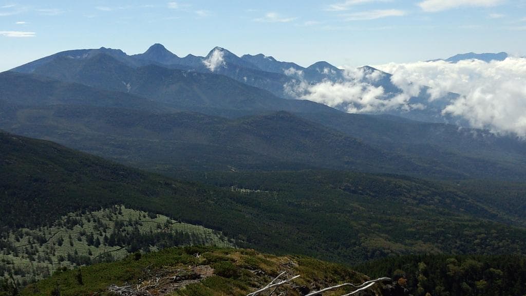 南八ヶ岳連峰の山々