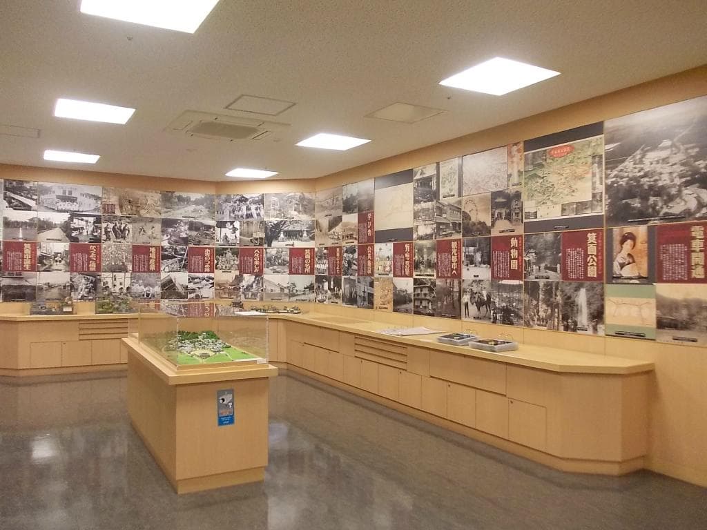 箕面市郷土資料館　歴史パネル