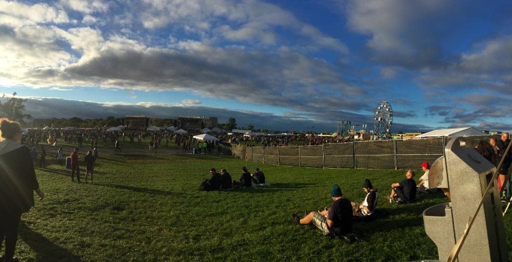 View from the second VIP section.