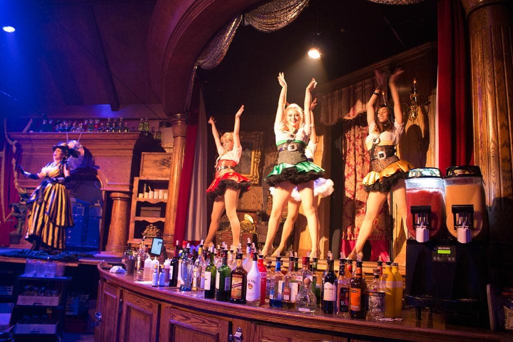 Girls Dancing on Bar