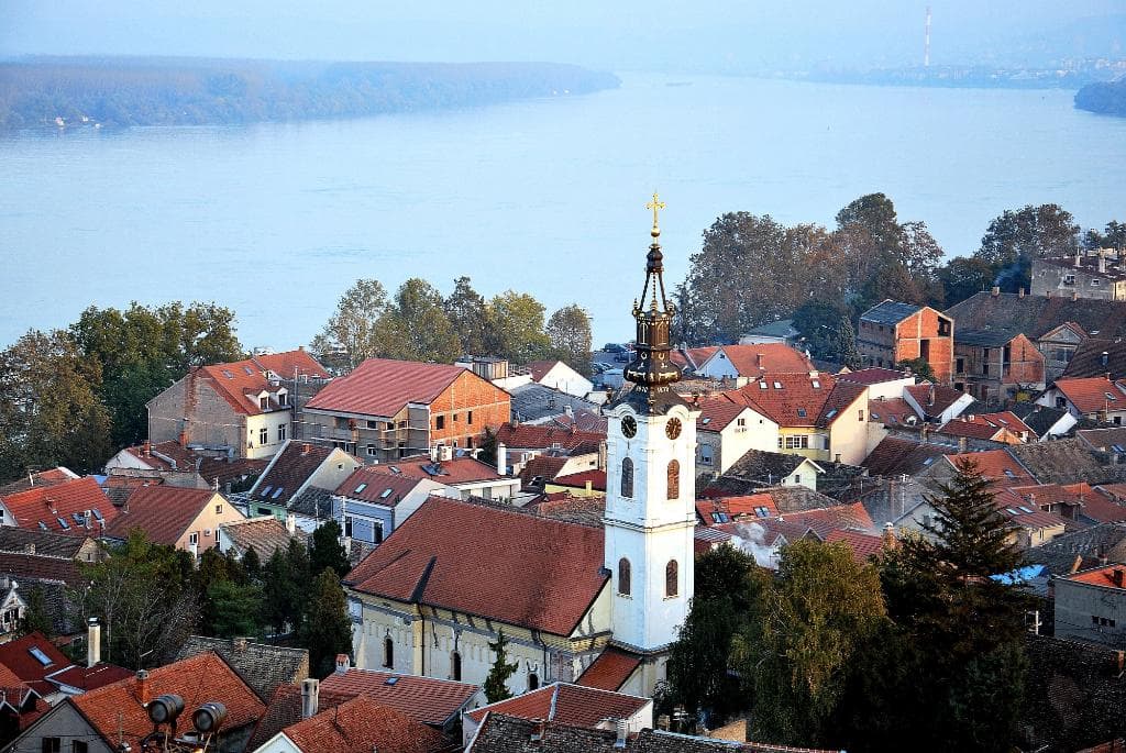 Церковь Св. Николая. Вид с башни Тысячелетия