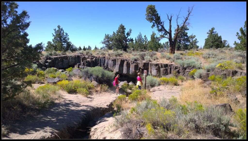 The entrance to one of the 5 caves