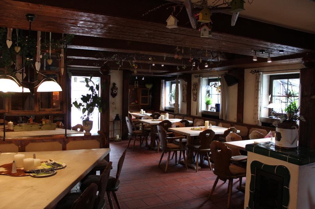 Inside the restaurant