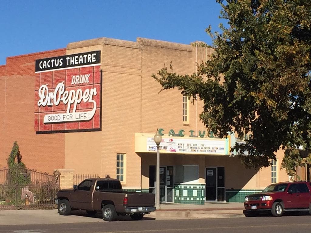 The Iconic Cactus Theater Marquee.