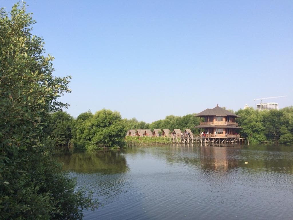 View dari jembatan utama