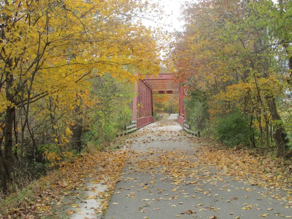 Clear Creek Trail - Restored Iron Bridge Near Southern Trailhead
