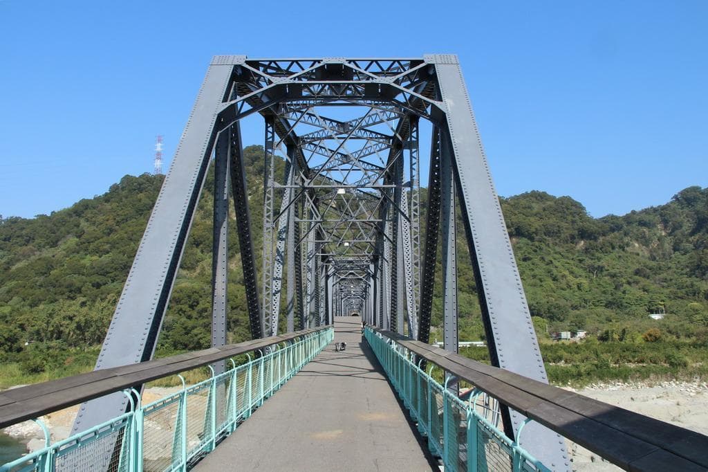 有景觀的鐵橋