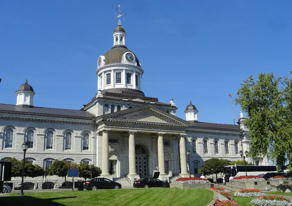 the front of City Hall