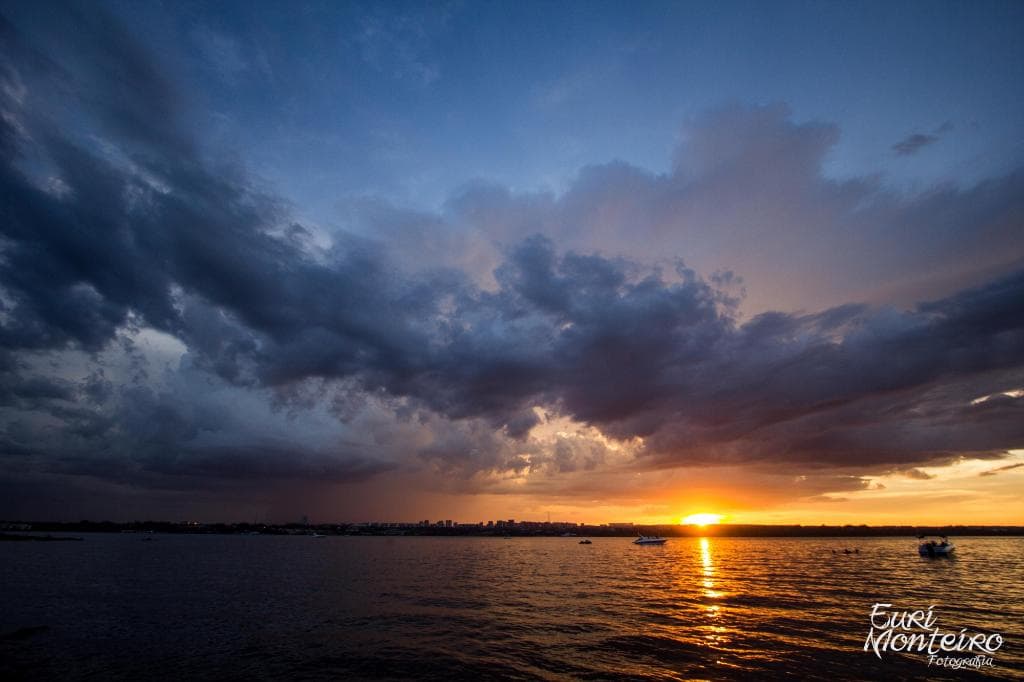 Pôr do sol na Ermida.