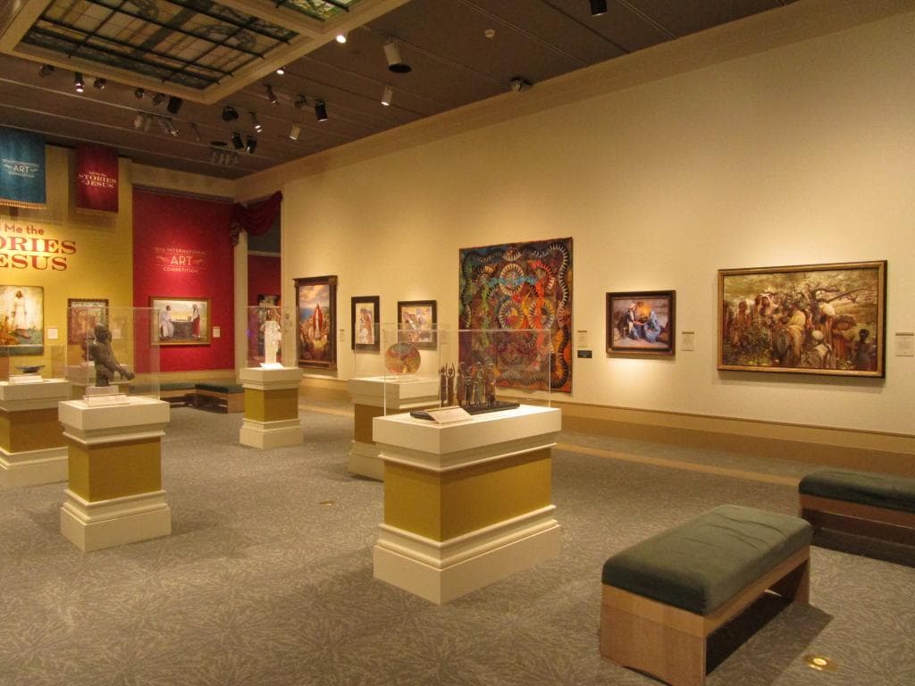 View of the main art gallery