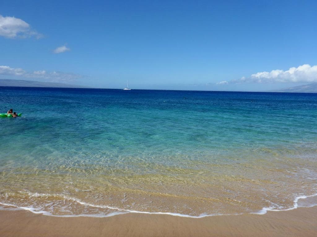 Wunderbar klares Wasser am Kahekili Beach Park