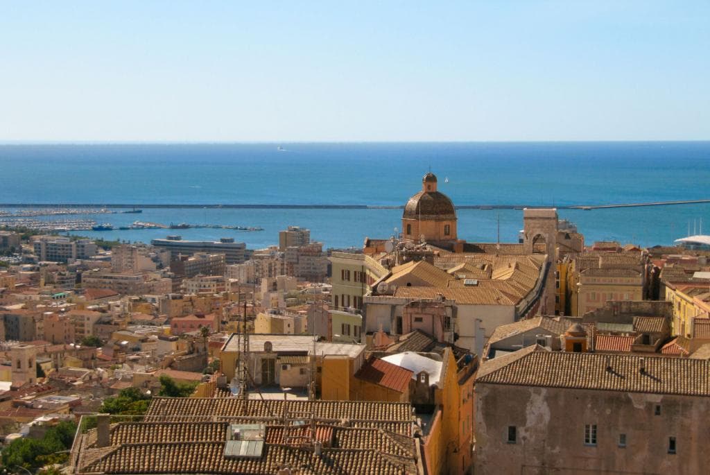 Vista sulla città di Cagliari