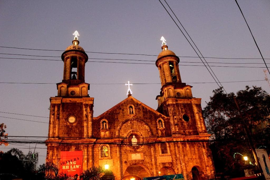 San Sebastian Cathedral at night