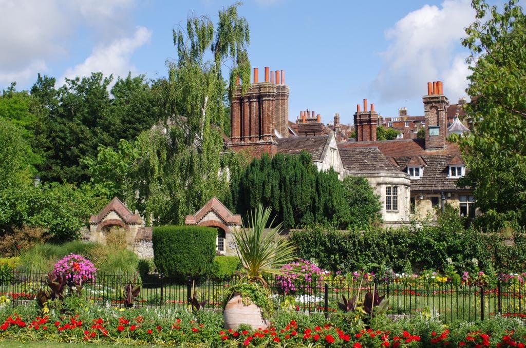 A view at the Southover Grange Gardens