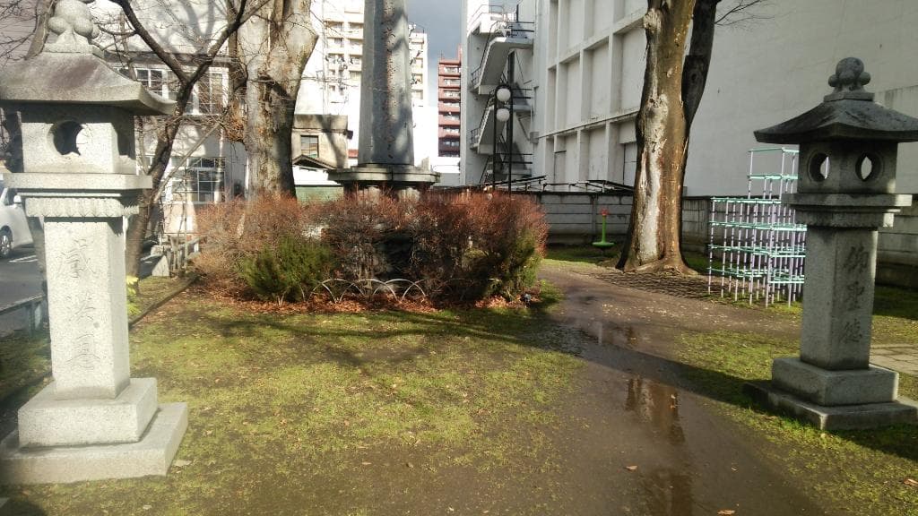 小さな公園といったところ