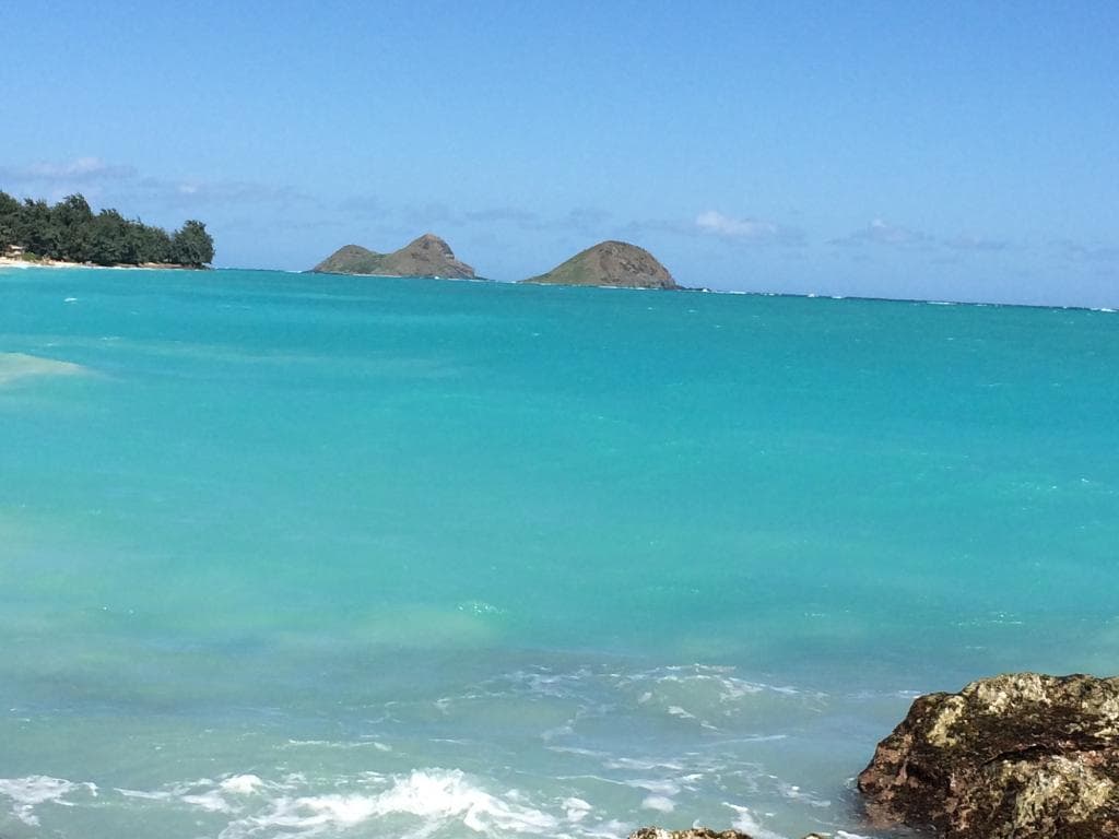 Beach view at Bellows AFS, Waimanalo, HI