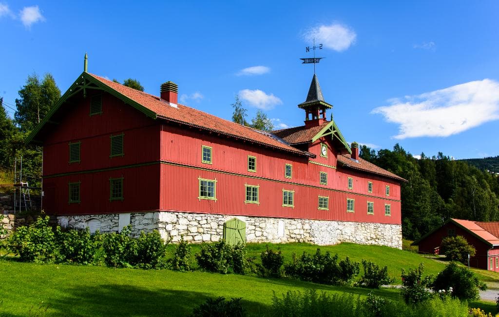 Låven på Aulestad. Foto: Ian Brodie.