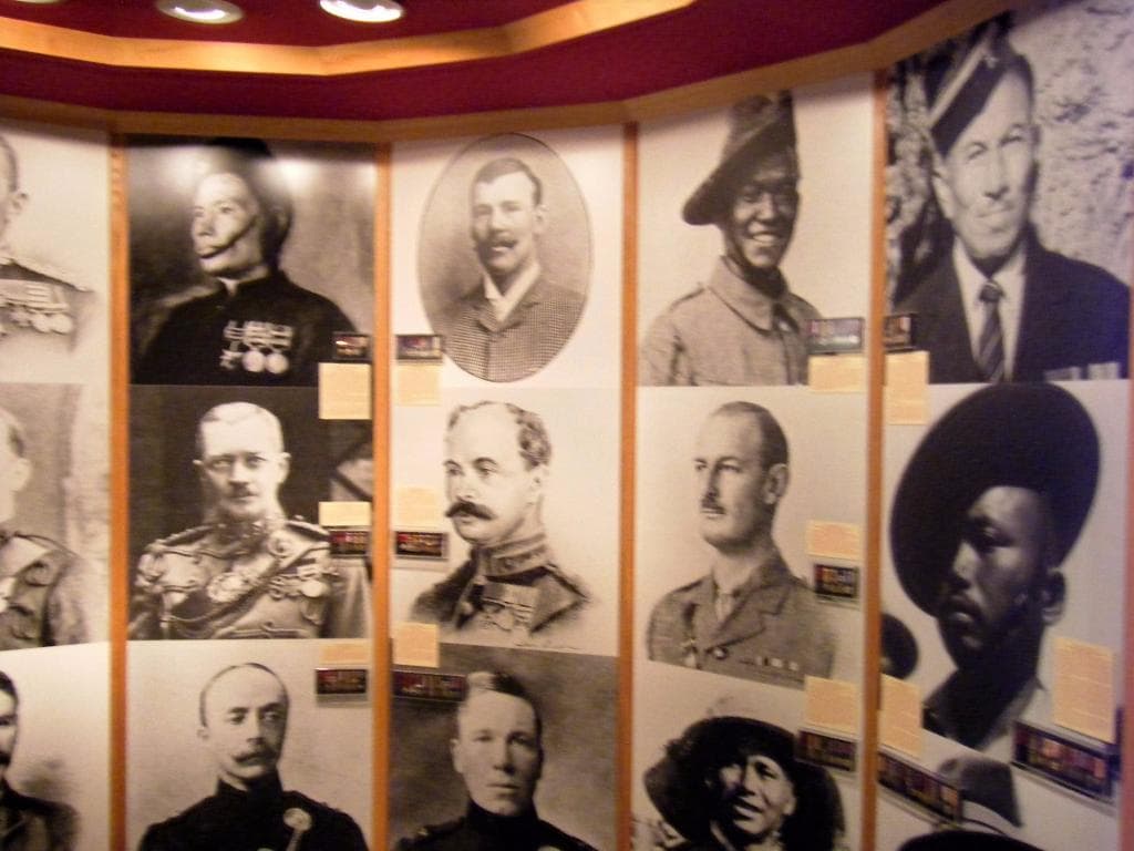 part of the VC memorial panel
