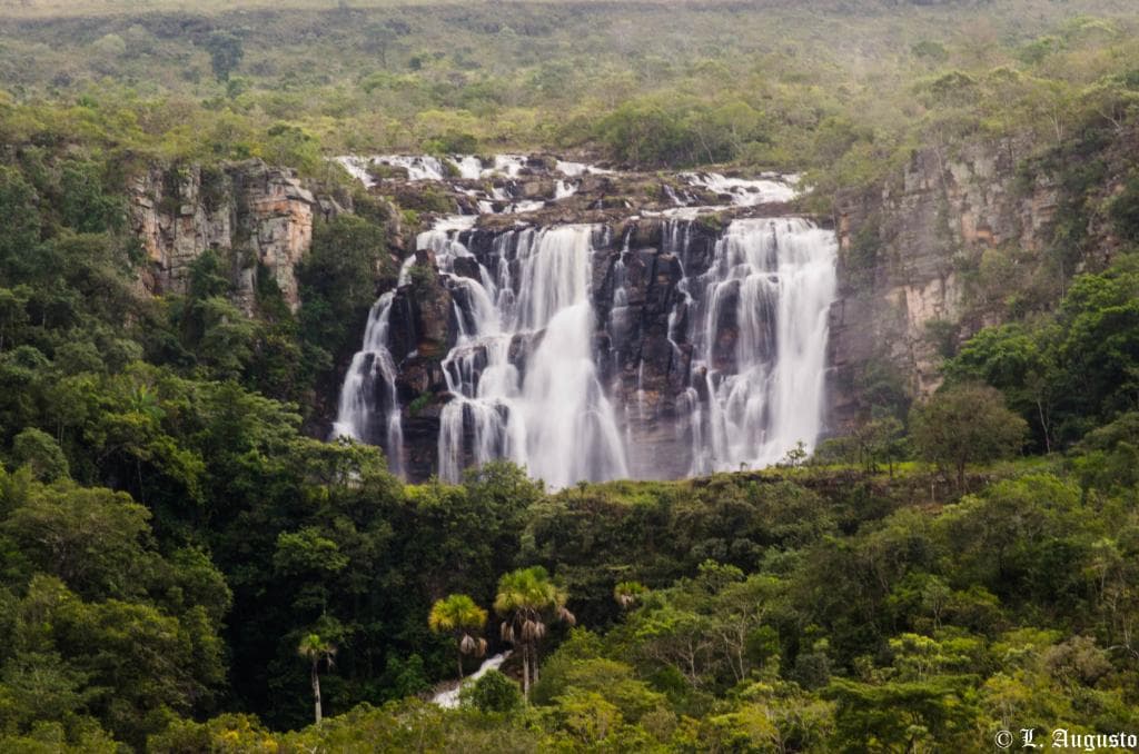 Salto Corumbá visto da estrada