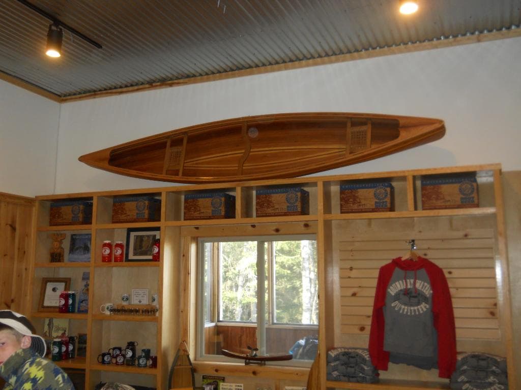 Inside the Boundary Waters Outfitters Lodge