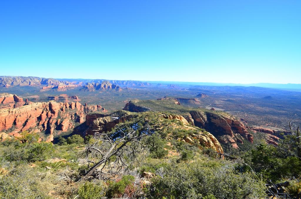 Sedona & Valley from Bear Mountain Summit