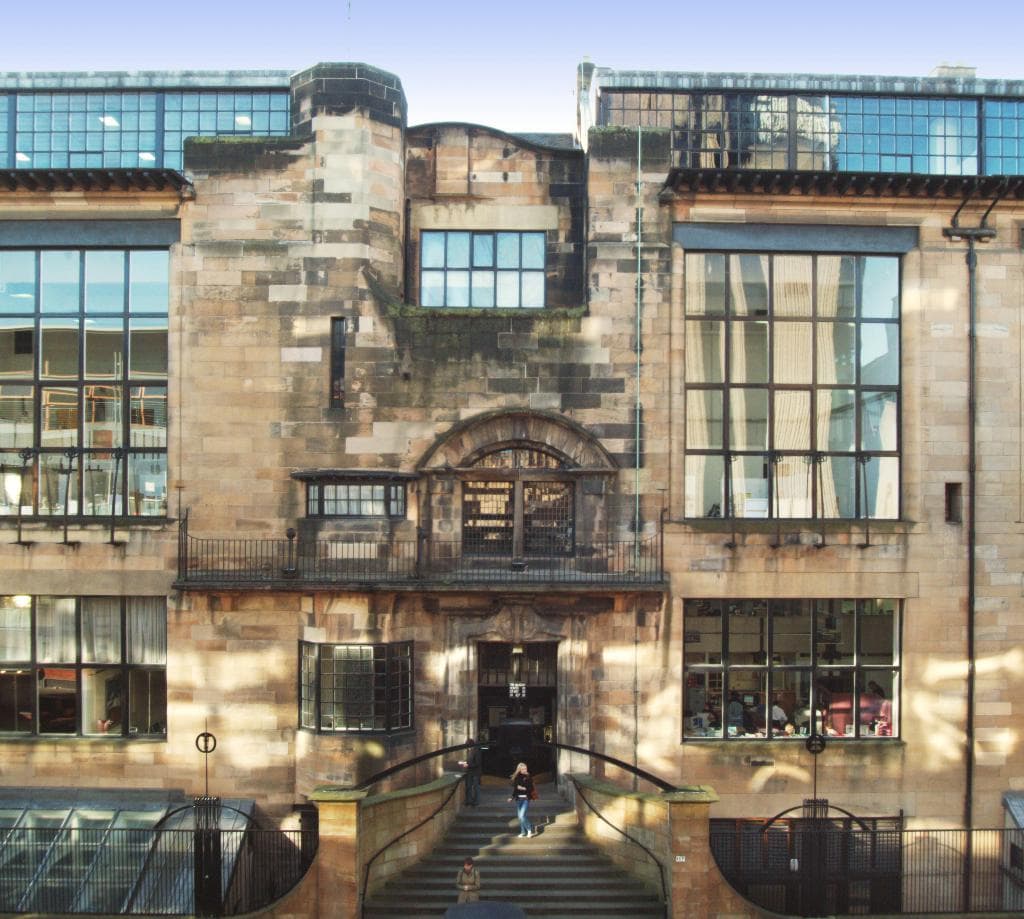 The Mackintosh building at The Glasgow School of Art
