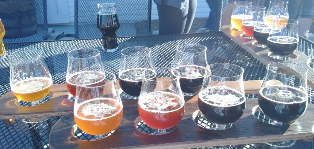 Some taster trays! Yum!