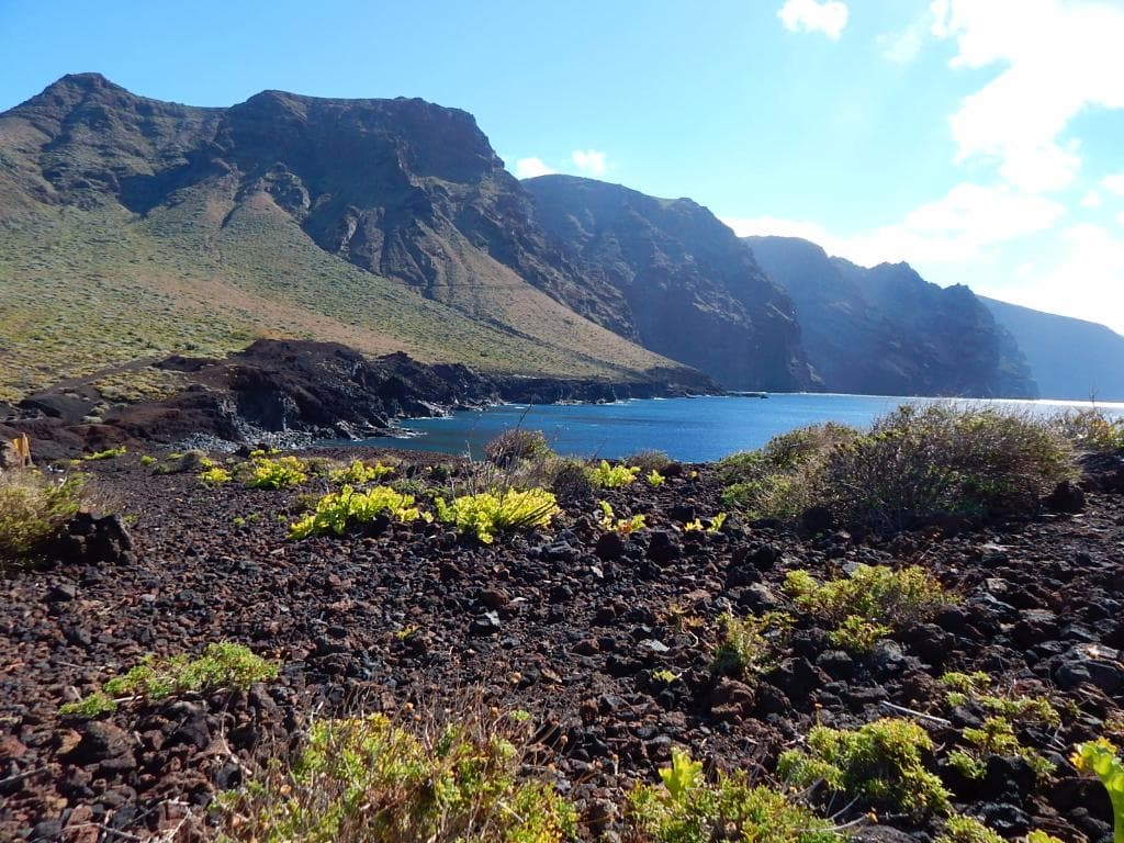 Schöne Berglandschaft am Punta de Teno