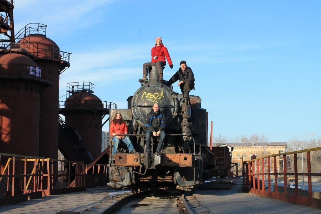 старый паровоз