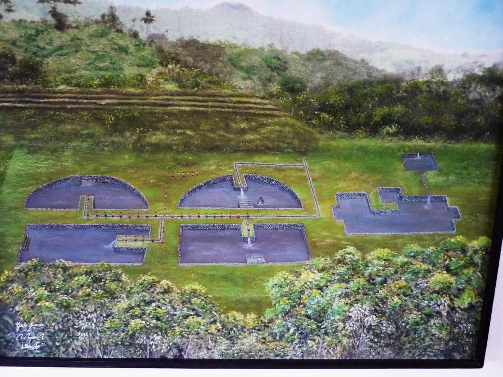 Rekonstruktionszeichnung der Bäder