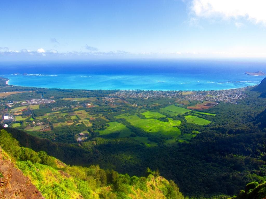 Waimanalo from the top