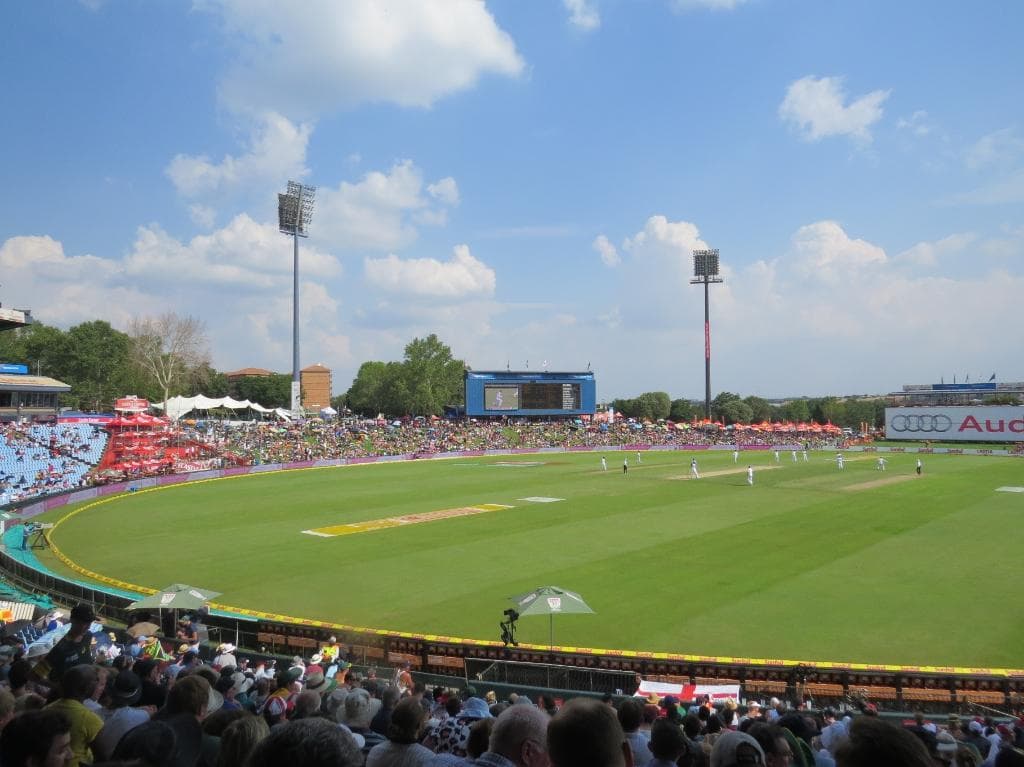 View of ground from main stand