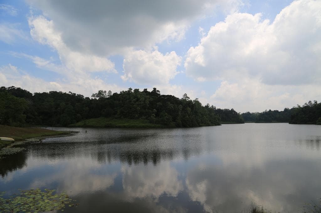 The lake at Hiyare.