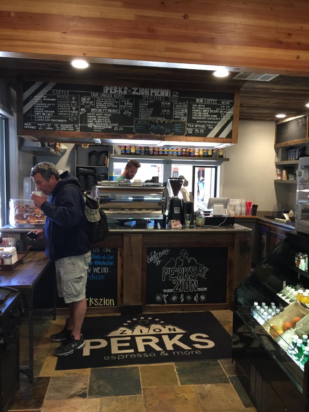 A quaint and inviting coffee shop.