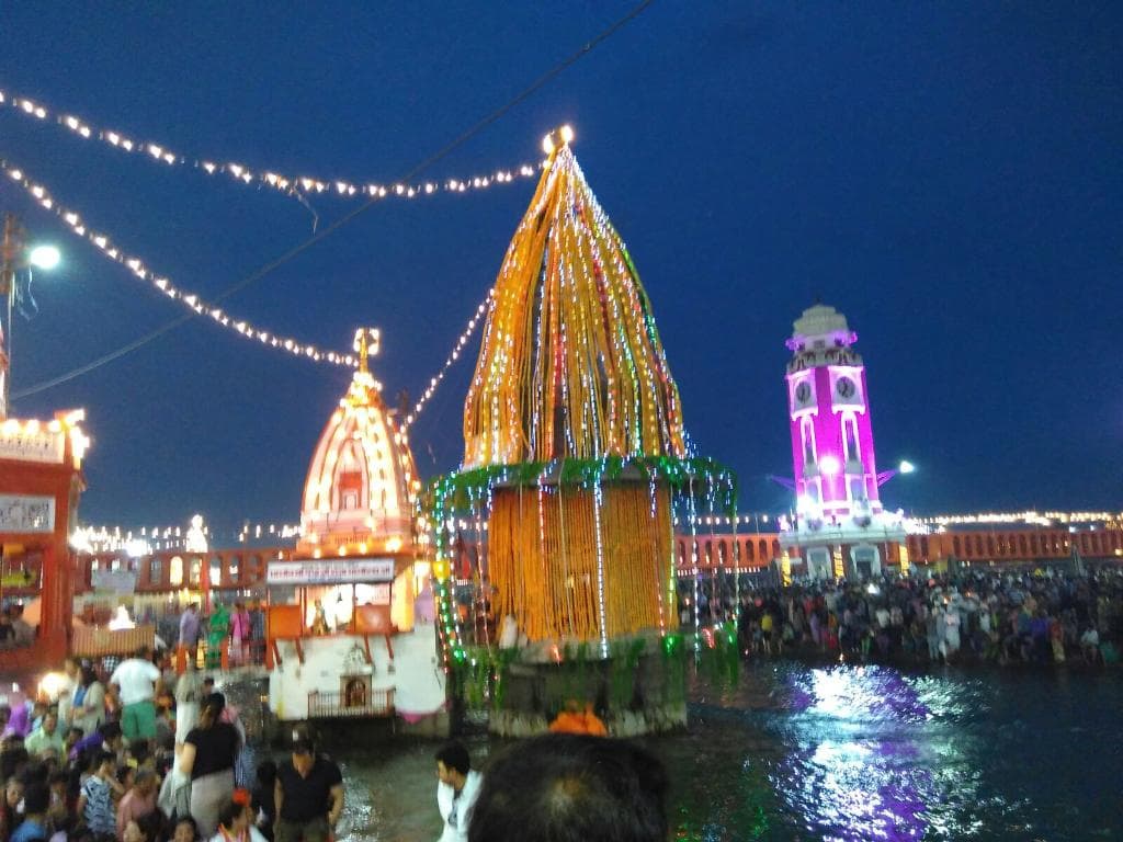 Ganga Aarti at Har ki Pauri