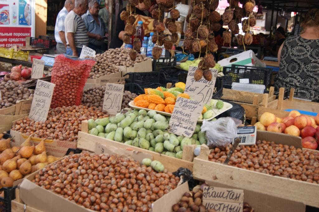 Орехи и овощи