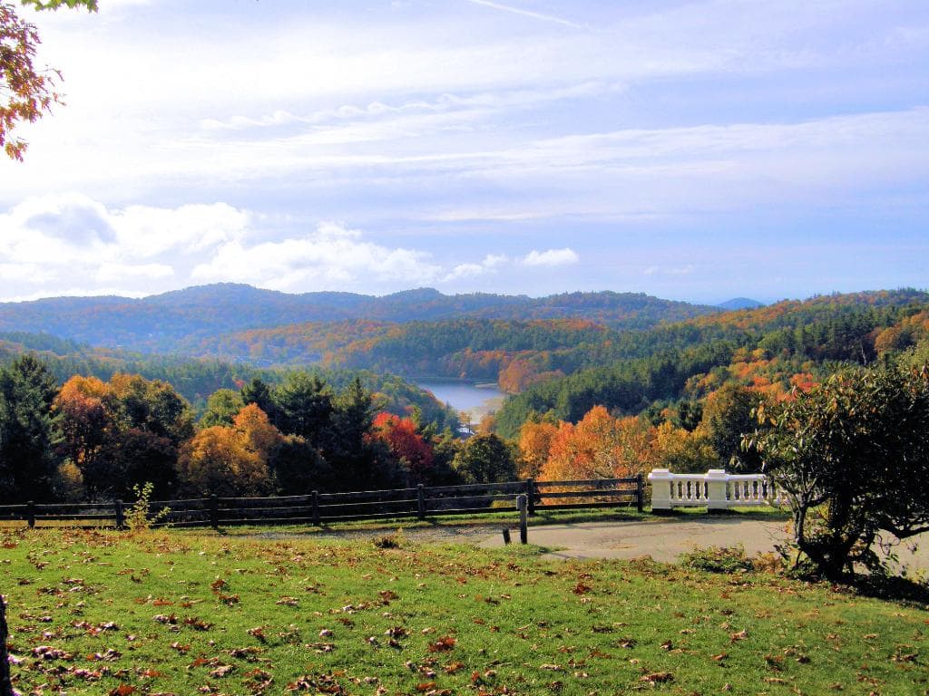 View from the Front Porch of Cone Manor