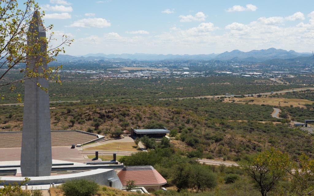 Windhoek from Heroes' Acre