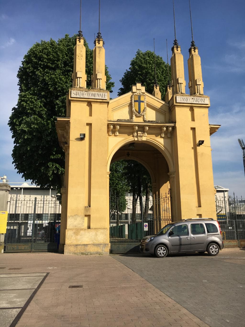 ingresso dello stadio