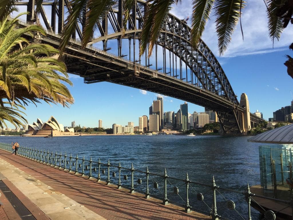Walk from Milsons Point over the Harbour Bridge