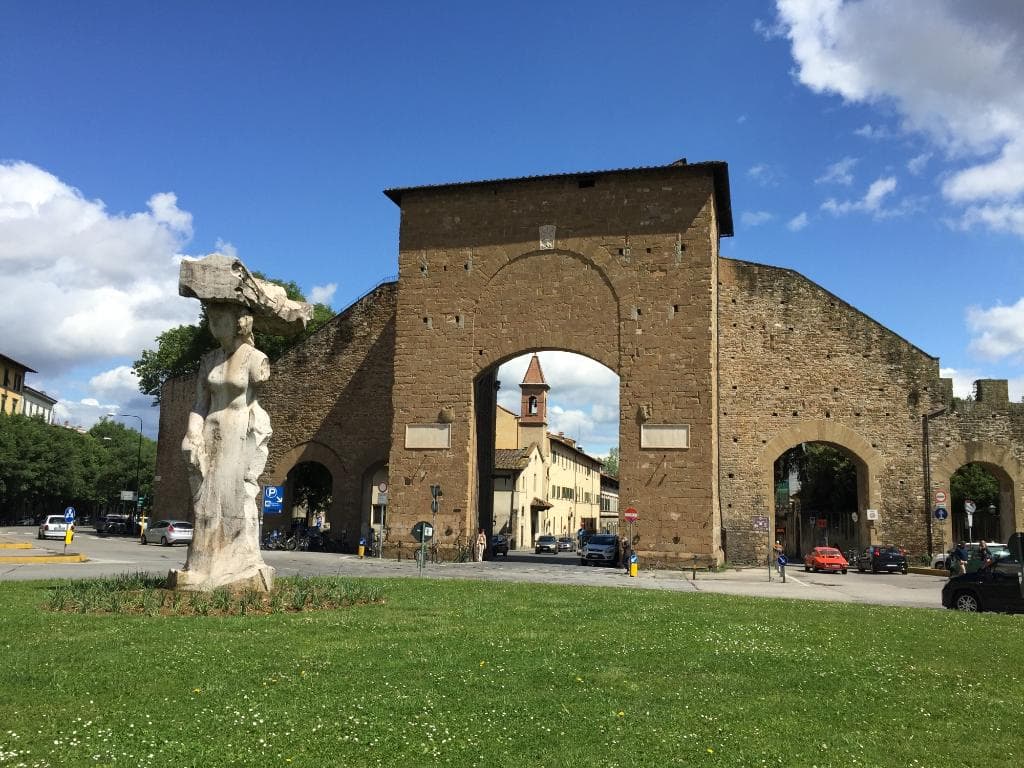 Porta Romana, toegang tot Florence.