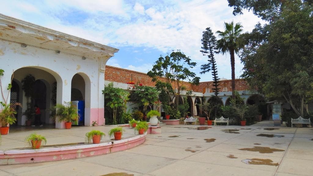 courtyard area of cultural center