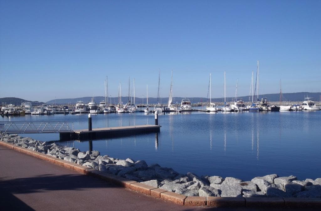 A beautiful & calm day at the marina