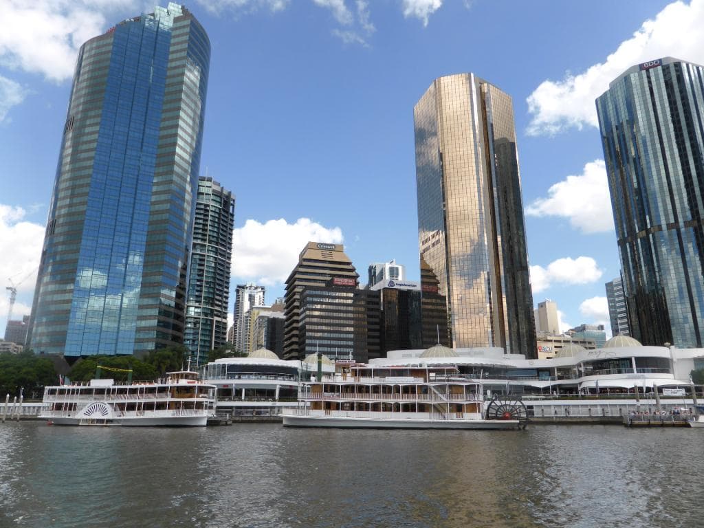 cruising the river by day on the CityCat