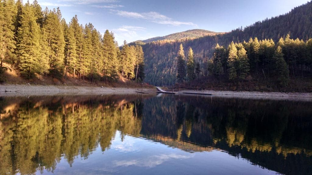 Button Hook Bay in the fall