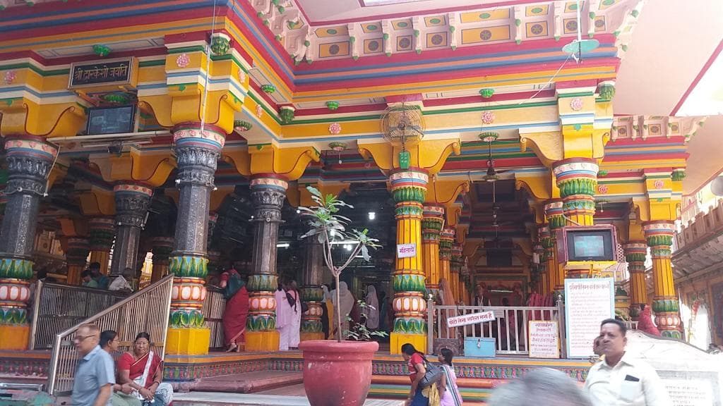 Inside temple premises