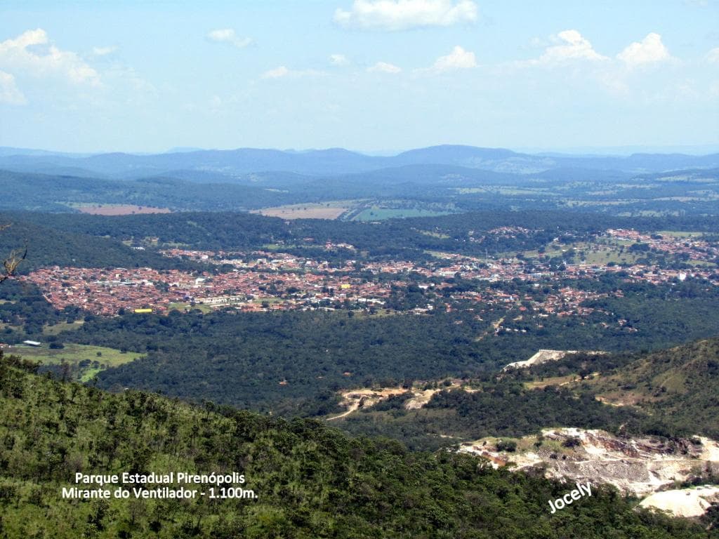 vista da cidade no mirante do ventilador