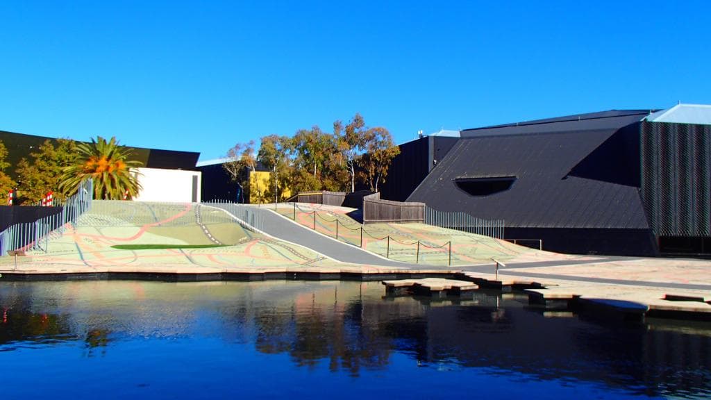 The Central outside area where kids can run amuk
