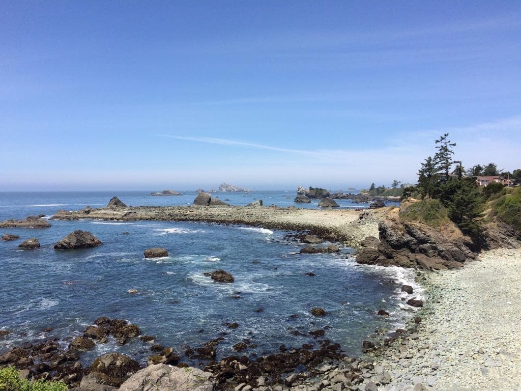 Looking north at Preston Island from Brother Jonathon Overlook